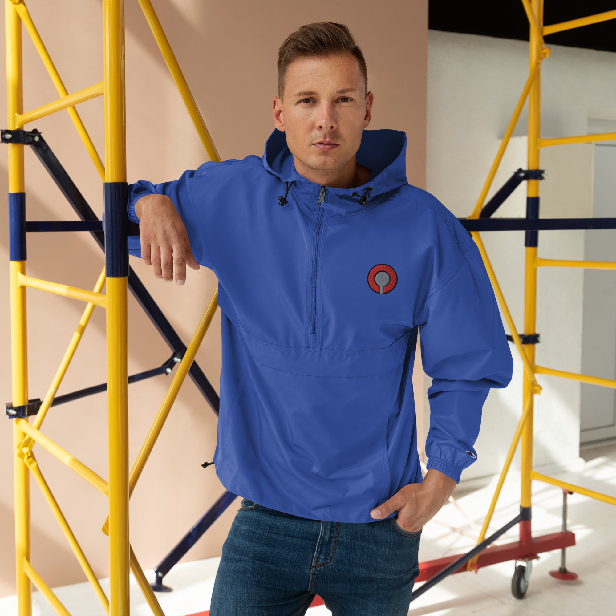 Proud Frontliner Embroidered Champion Packable Jacket