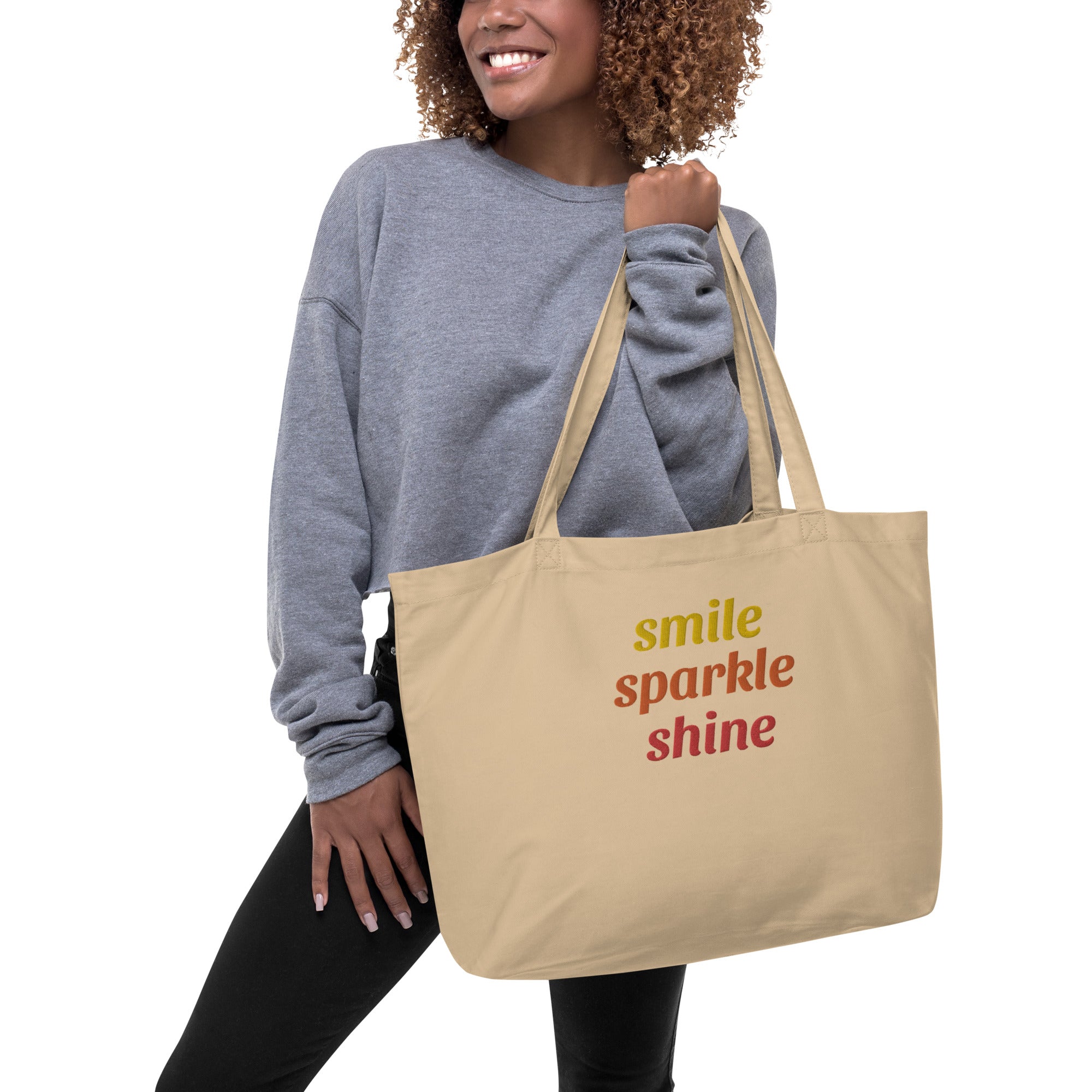 Proud Frontliner Large Organic Tote Bag