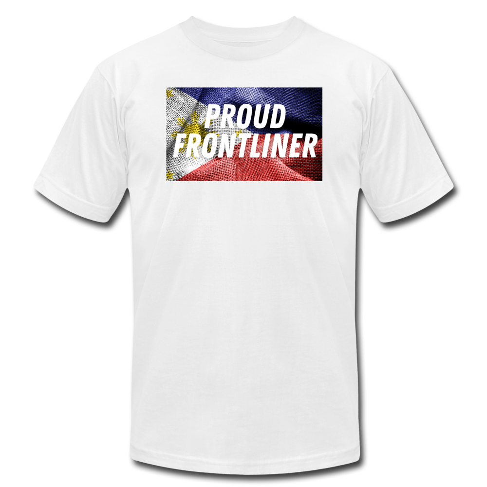 Proud Frontliner - Philippines Unisex Jersey T-Shirt - white