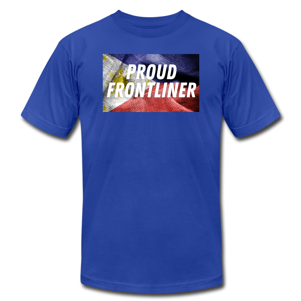 Proud Frontliner - Philippines Unisex Jersey T-Shirt - royal blue