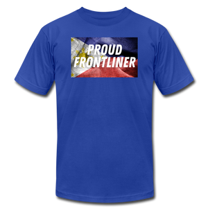 Proud Frontliner - Philippines Unisex Jersey T-Shirt - royal blue