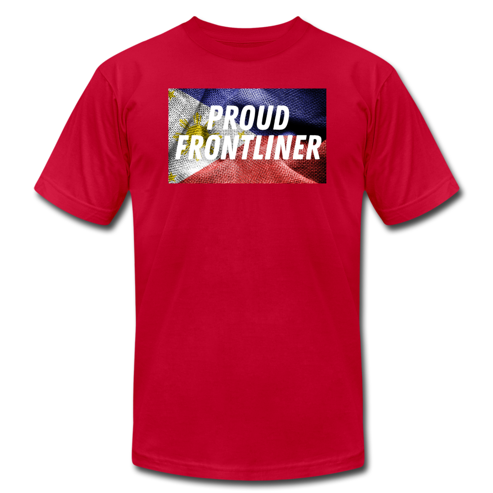 Proud Frontliner - Philippines Unisex Jersey T-Shirt - red