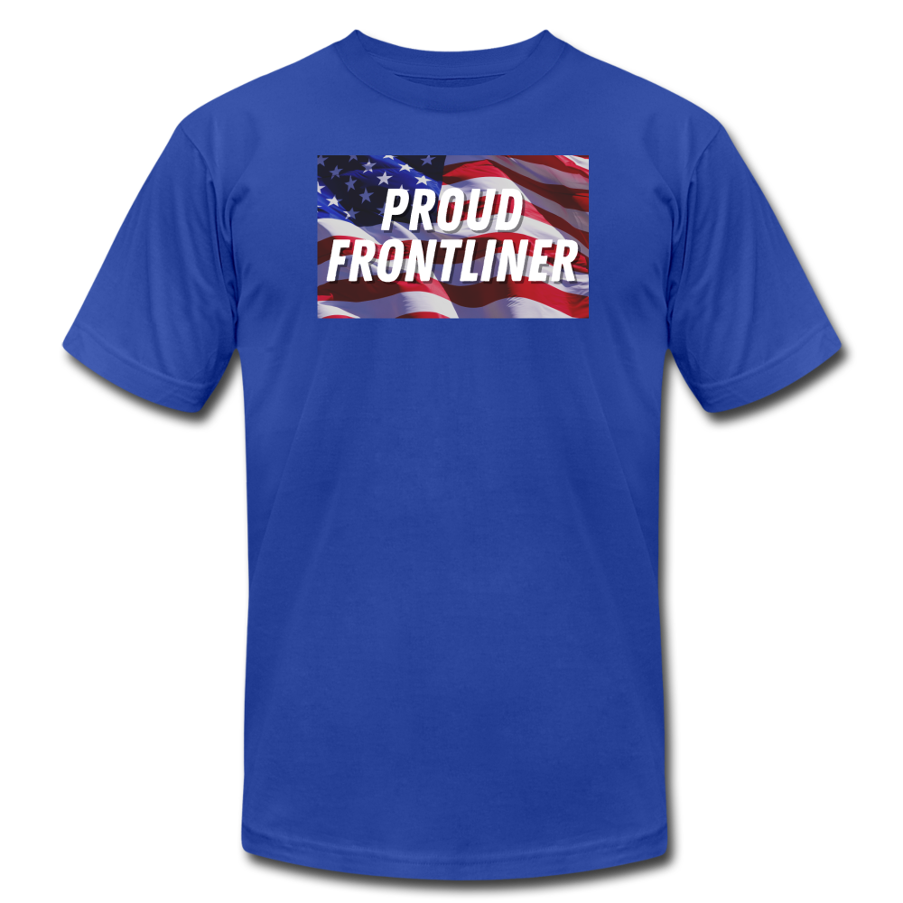 Proud Frontliner - USA Tee - royal blue