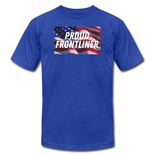 Proud Frontliner - USA Tee - royal blue