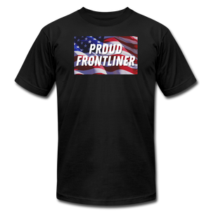 Proud Frontliner - USA Tee - black