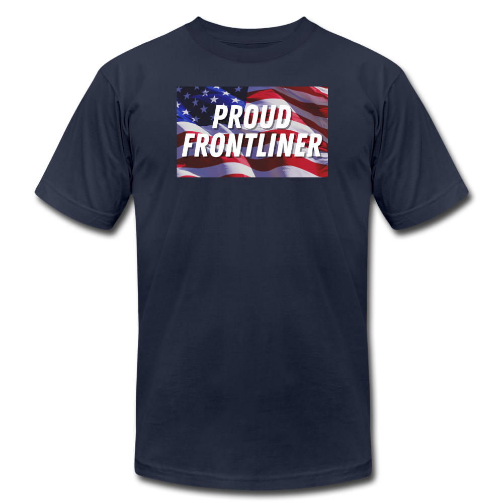 Proud Frontliner - USA Tee - navy