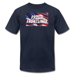 Proud Frontliner - USA Tee - navy