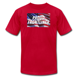 Proud Frontliner - USA Tee - red